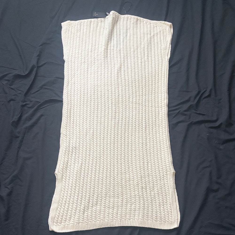 Massimo Dutti Ivory Ribbed Sweater - Picture 10 of 11